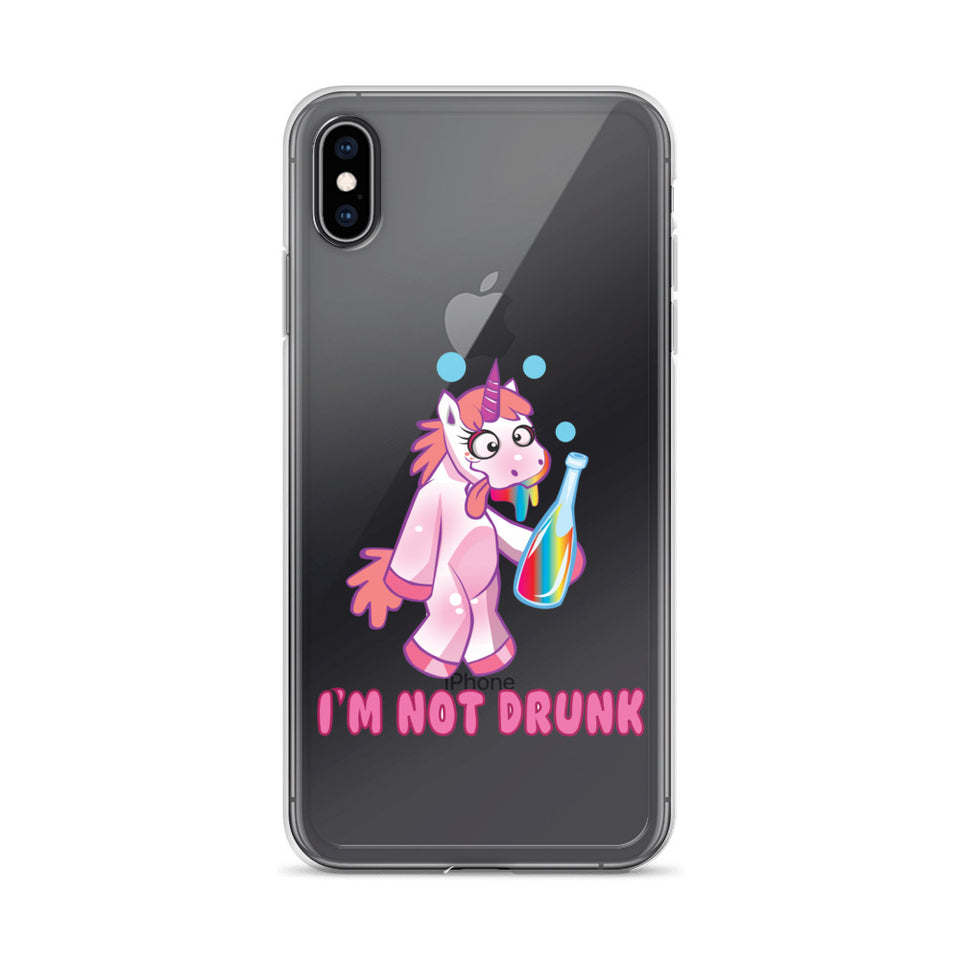 Drunken Unicorn I'm Not Drunk iPhone Case