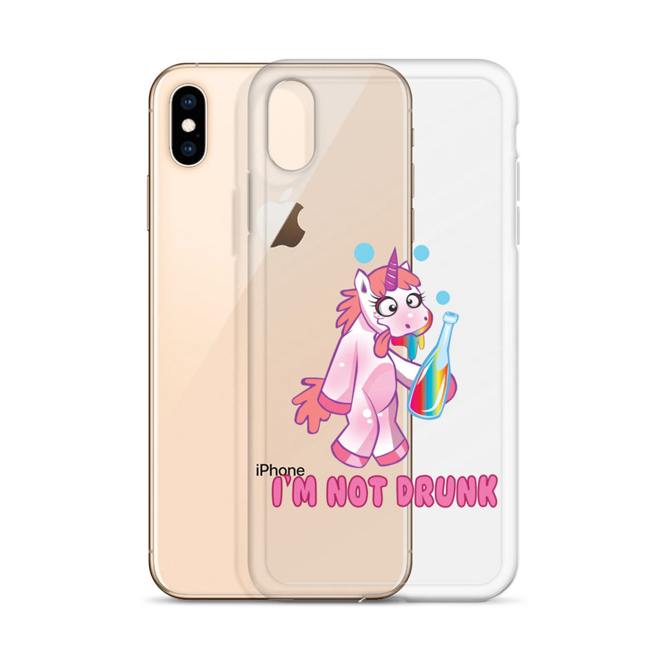 Drunken Unicorn I'm Not Drunk iPhone Case