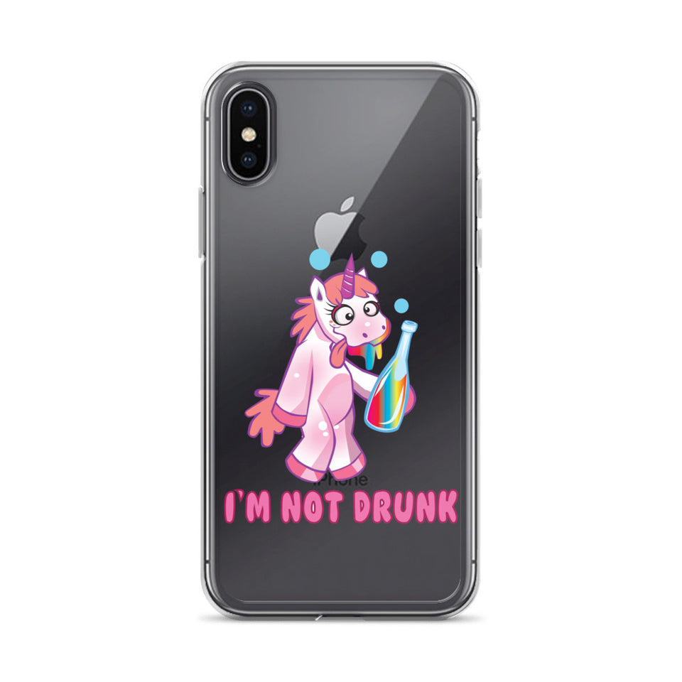 Drunken Unicorn I'm Not Drunk iPhone Case