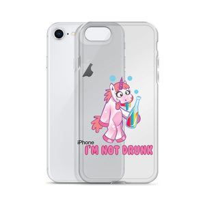 Drunken Unicorn I'm Not Drunk iPhone Case