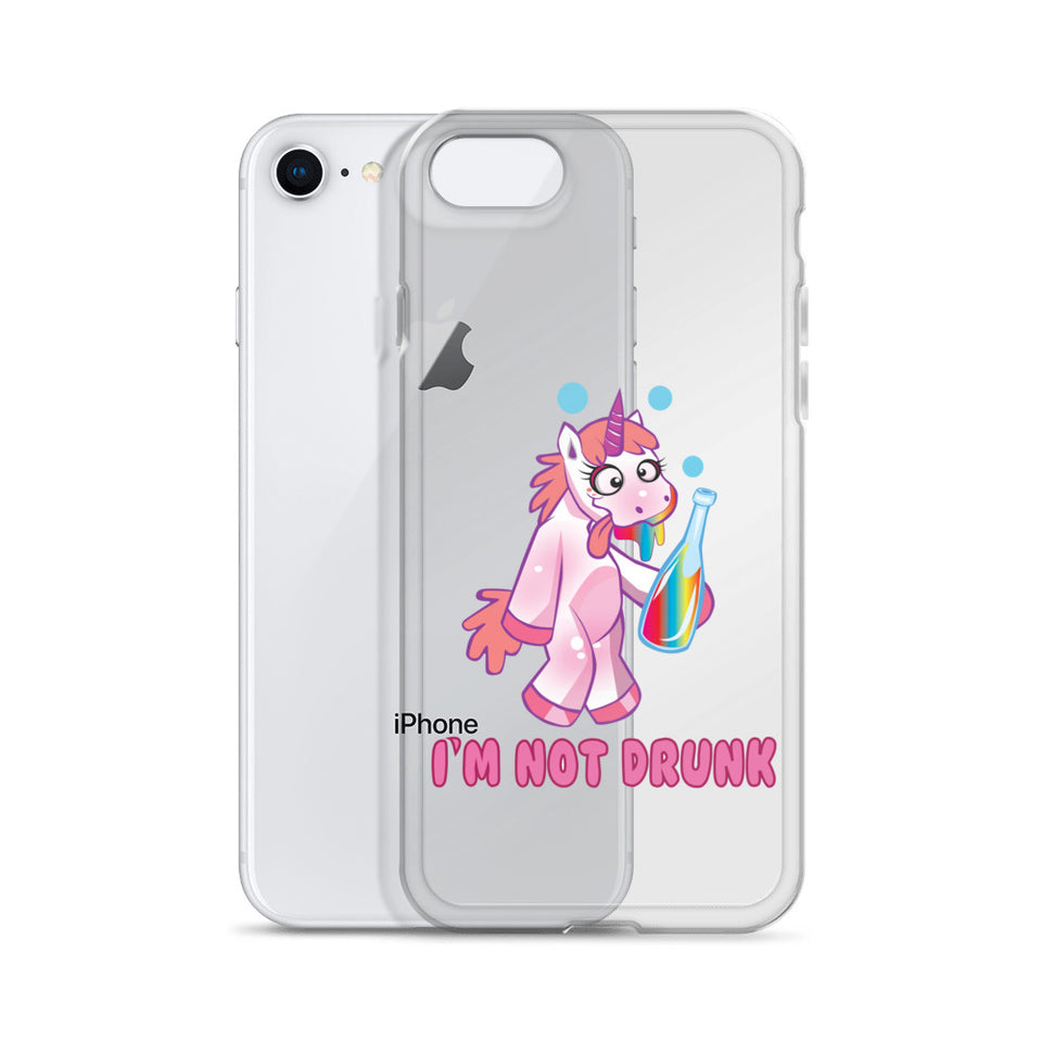 Drunken Unicorn I'm Not Drunk iPhone Case