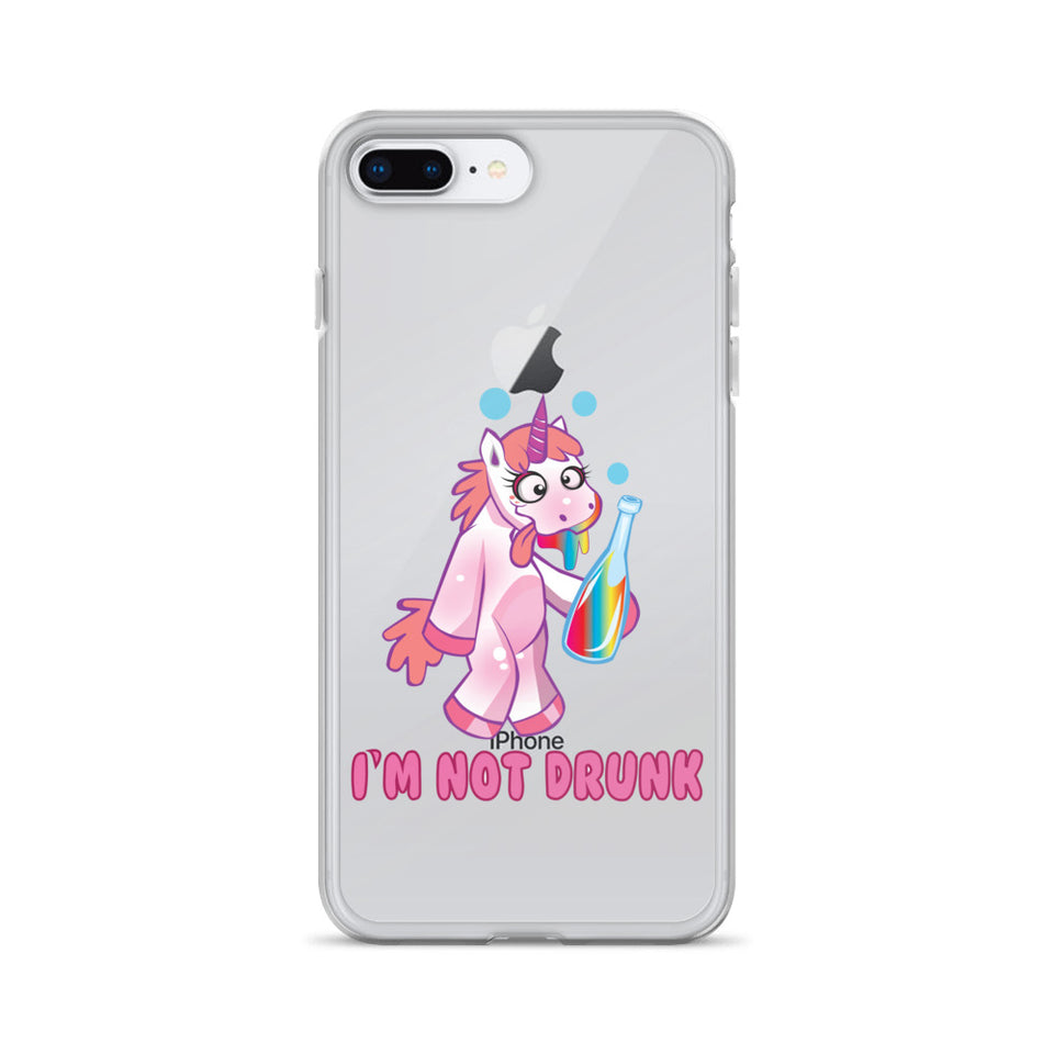 Drunken Unicorn I'm Not Drunk iPhone Case