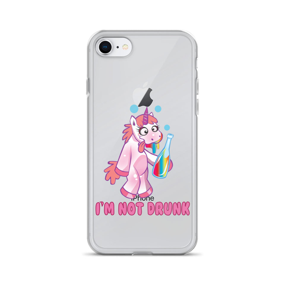 Drunken Unicorn I'm Not Drunk iPhone Case