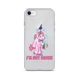 Drunken Unicorn I'm Not Drunk iPhone Case