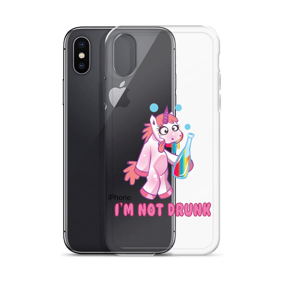 Drunken Unicorn I'm Not Drunk iPhone Case