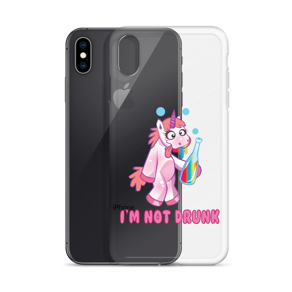 Drunken Unicorn I'm Not Drunk iPhone Case