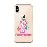 Drunken Unicorn I'm Not Drunk iPhone Case