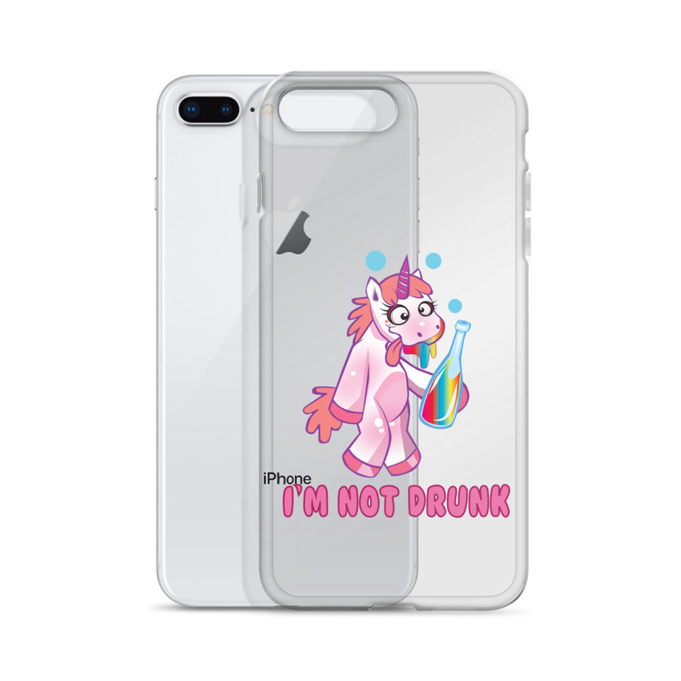 Drunken Unicorn I'm Not Drunk iPhone Case