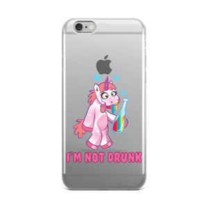 Drunken Unicorn I'm Not Drunk iPhone Case