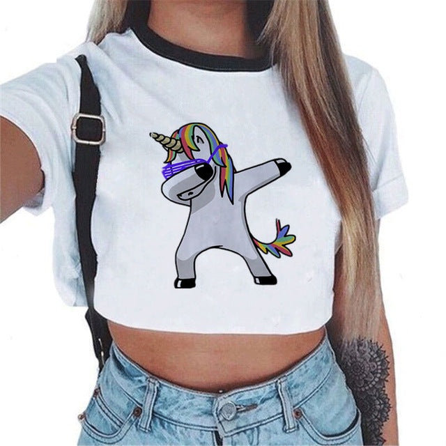 Unicorn Crop Top