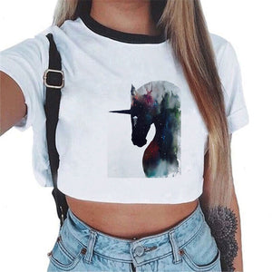 Unicorn Crop Top