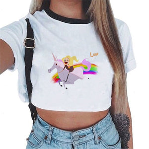 Unicorn Crop Top