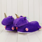 Light Up Kids Unicorn Slippers