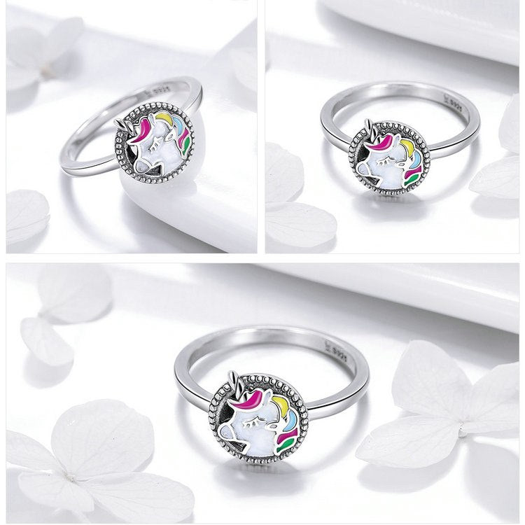 925 Sterling Sliver Unicorn Set