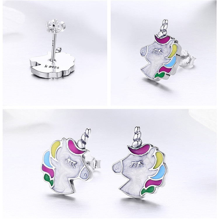 925 Sterling Sliver Unicorn Set